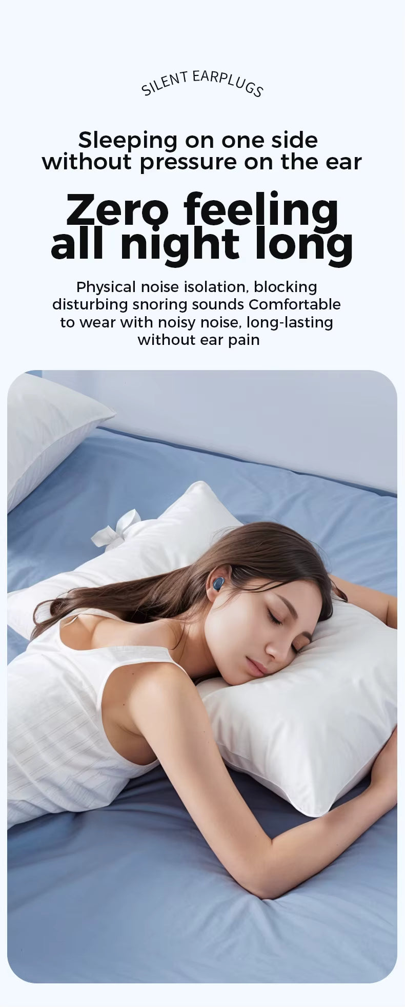 Quiet Ear Plugs – 27dB Noise Reduction | Comfortable Silicone for Sleep, Travel & Focus