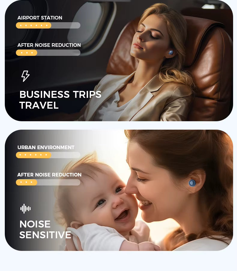 Quiet Ear Plugs – 27dB Noise Reduction | Comfortable Silicone for Sleep, Travel & Focus