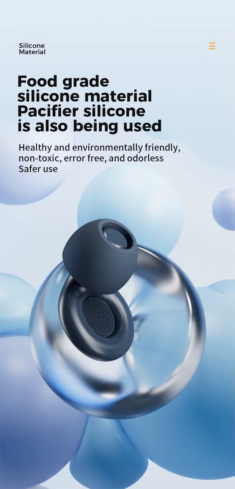 Quiet Ear Plugs – 27dB Noise Reduction | Comfortable Silicone for Sleep, Travel & Focus